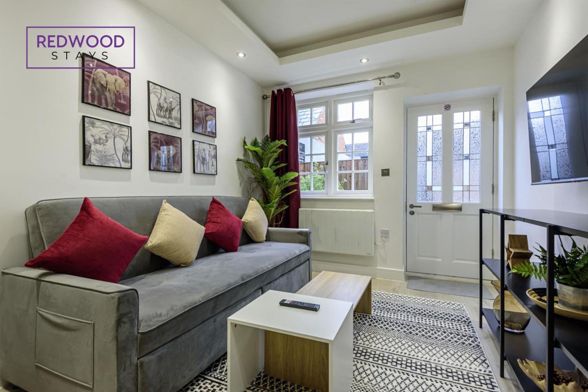 1 Bed 1 Bath Town Center Apartments For Corporates & Contractors, Wifi, Netflix And Parking On Selected Units By Redwood Stays Aldershot Luaran gambar