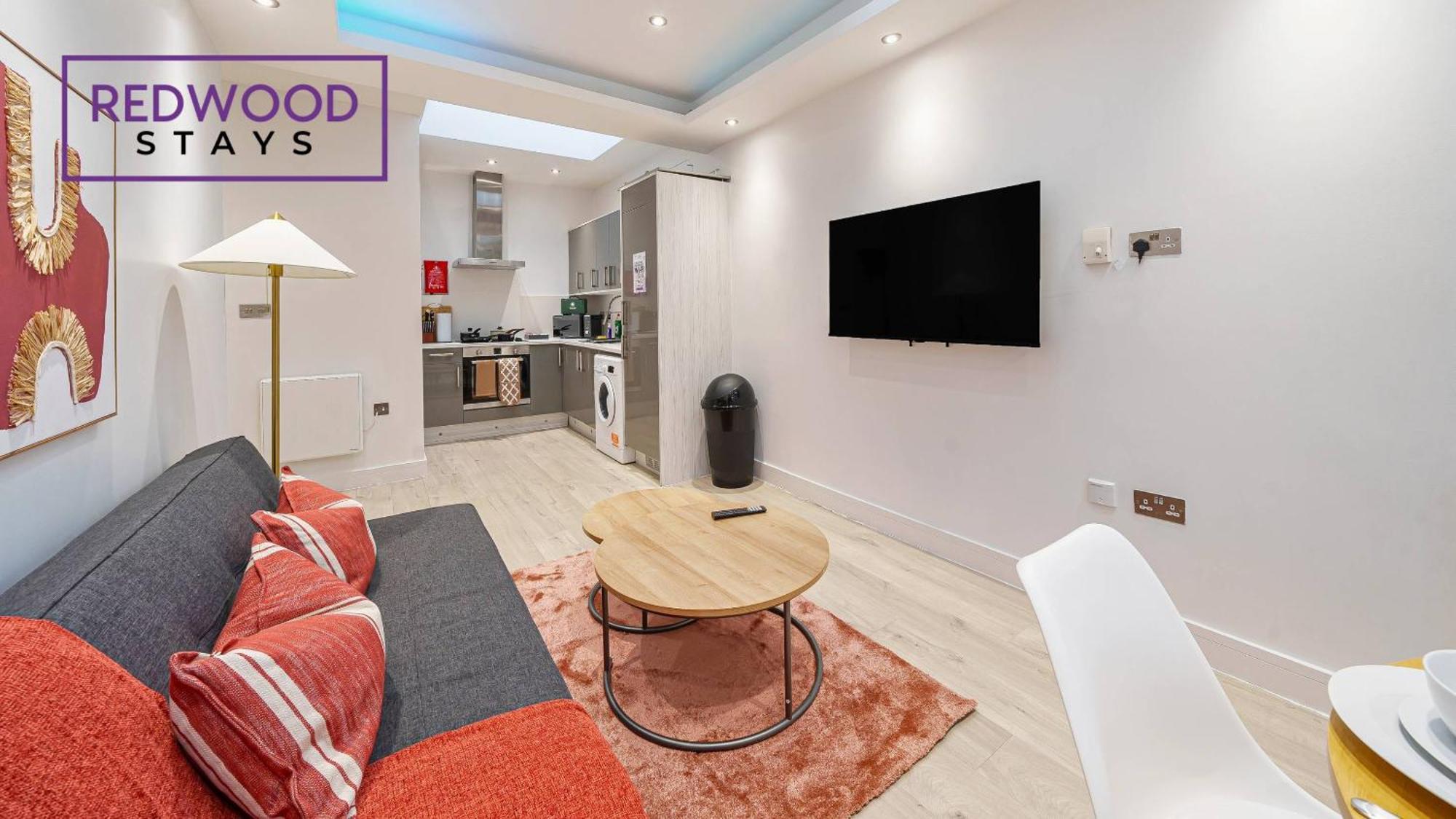 1 Bed 1 Bath Town Center Apartments For Corporates & Contractors, Wifi, Netflix And Parking On Selected Units By Redwood Stays Aldershot Luaran gambar